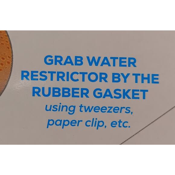 SPARKPOD Rainfall Shower Head OPEN BOX Unused Black Matte 6" x 6" $59.95 Retail - Picture 7 of 8